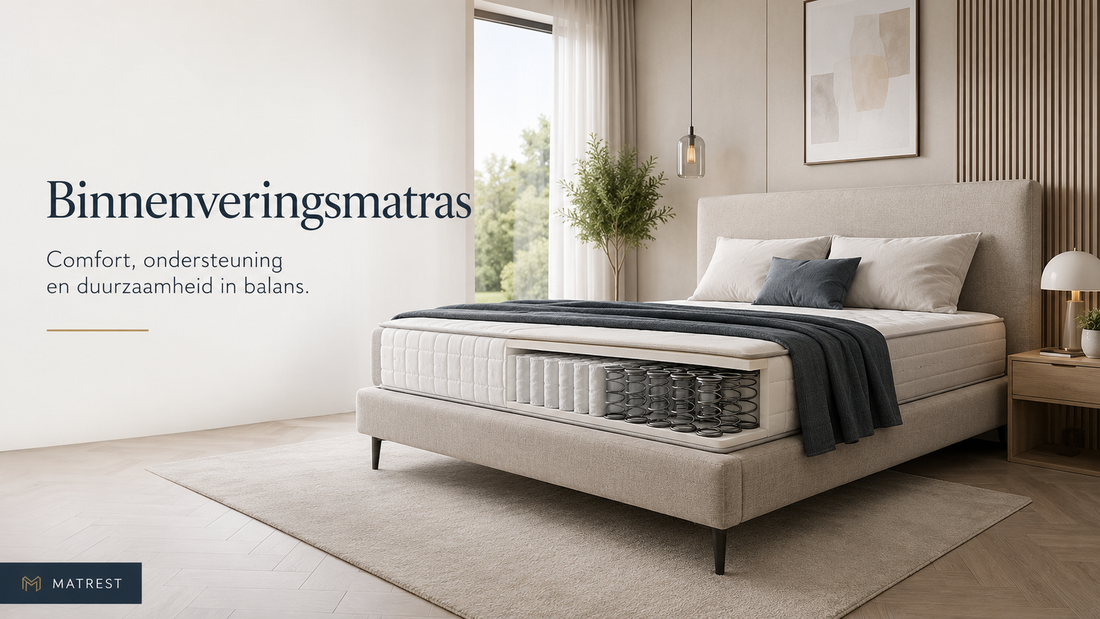 Binnenveringsmatras met comfortabele ondersteuning en goede ventilatie