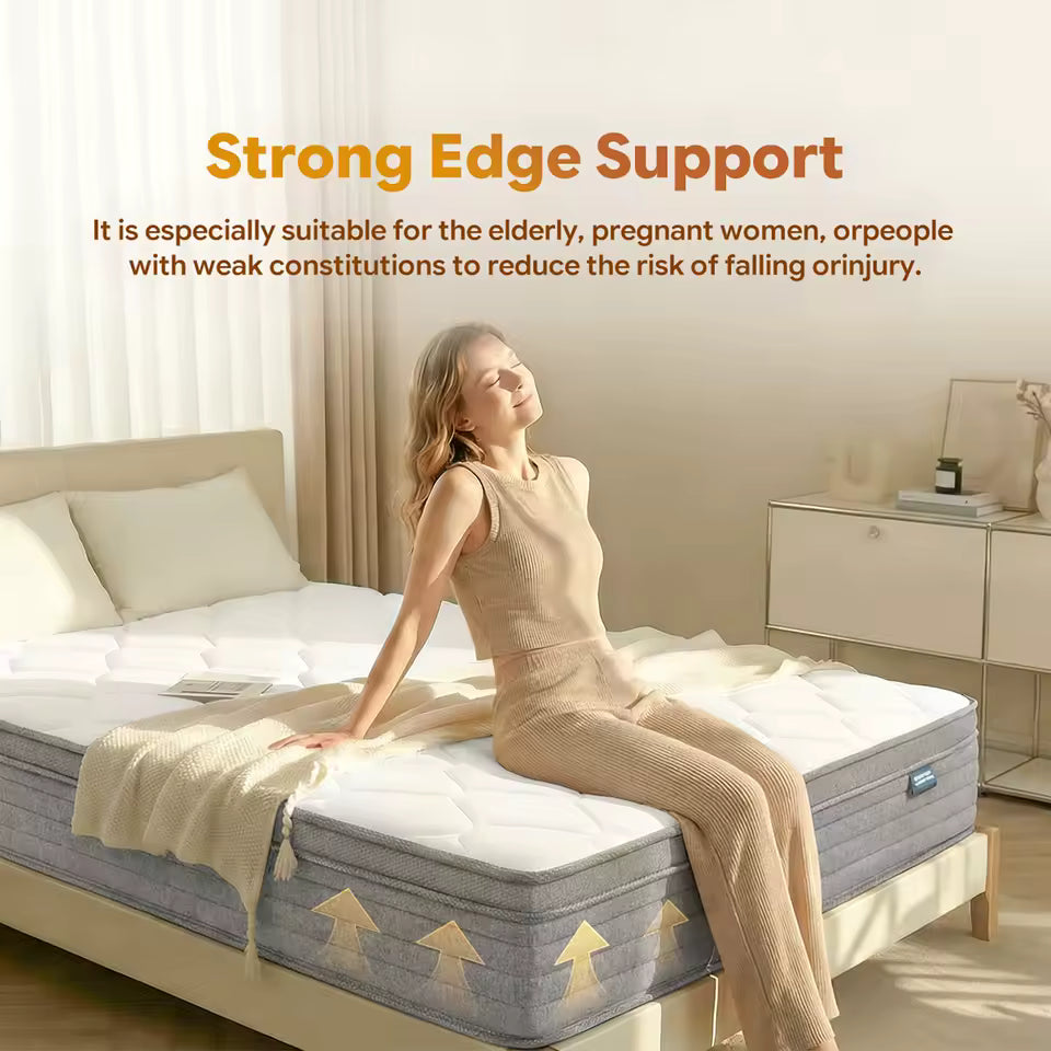 7-Zone Koudschuim Springmatras 25 cm H3 met Randversterking | Matrest